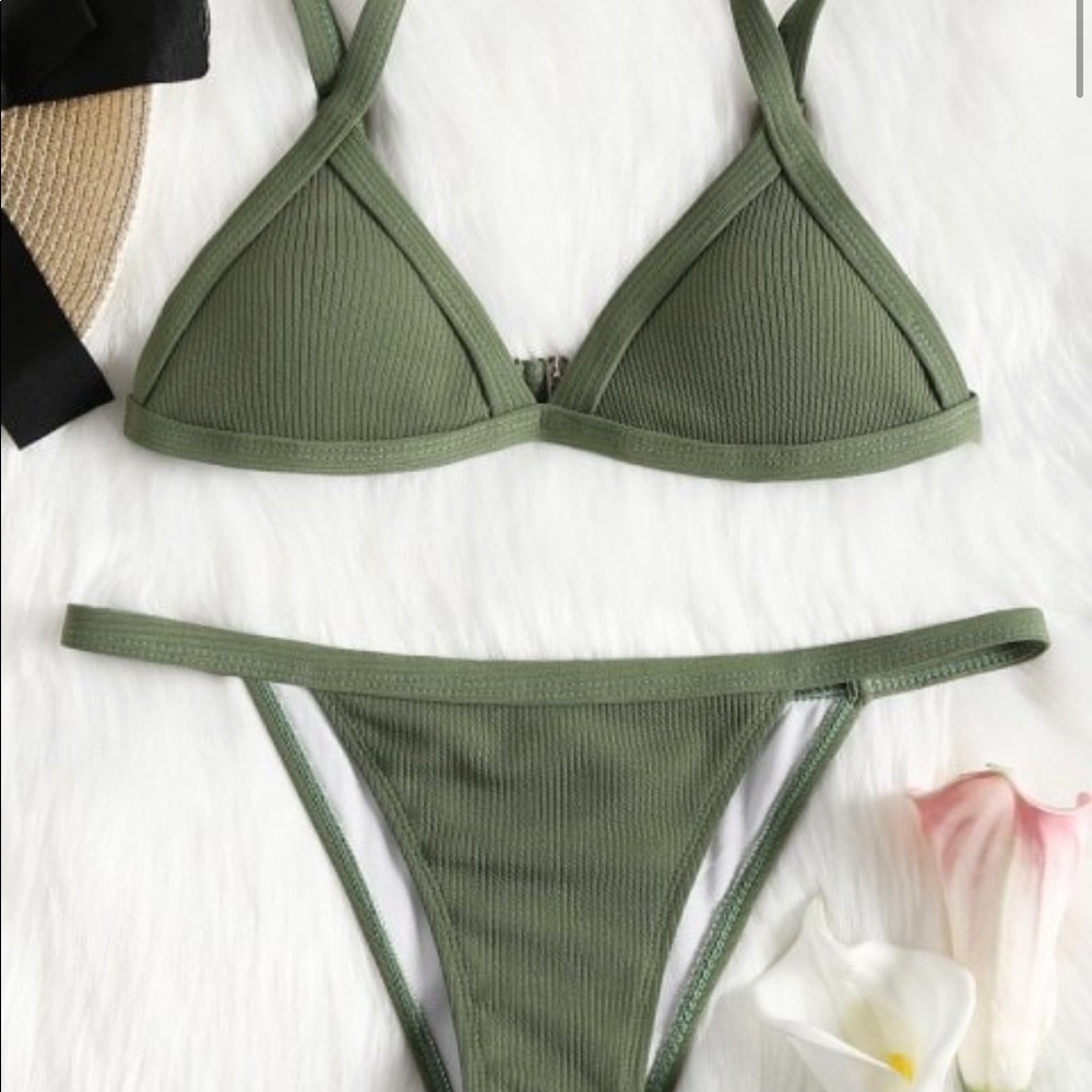 Green bikini